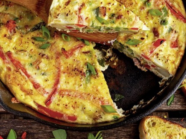 Farmer's breakfast omelette