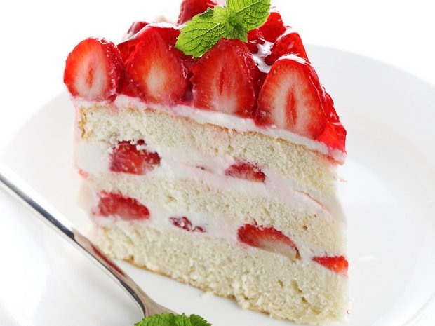 Erdbeersahnetorte