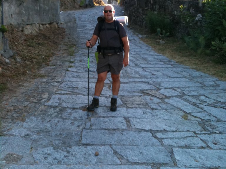[Translate to Germany - deutsch:] Patient on his way to the Camino de Santiago route