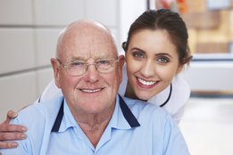 [Translate to Germany - German:] Patient and social worker
