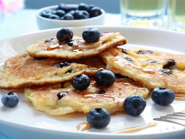 Blaubeerpfannkuchen